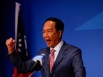 Terry Gou, Foxconn founder announces his bid for the Taiwan presidency during a press event in Taipei, Taiwan August.