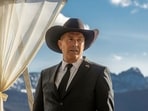 This image released by Paramount Network shows Kevin Costner in a scene from "Yellowstone." 