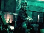 Shah Rukh Khan in a still from Jawan trailer. Shah Rukh Khan in a still from Jawan trailer.