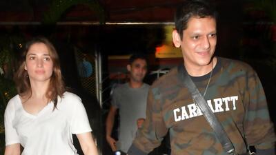 Actor Vijay Varma with girlfriend, actor Tamannaah Bhatia.