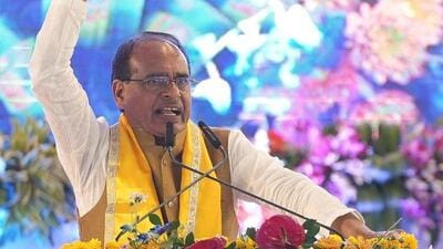 CM Ahivraj Singh Chouhan addressed a guest teacher maha panchayat at Lal Parade Ground in Bhopal on Saturday (Twitter/@ChouhanShivraj) CM Ahivraj Singh Chouhan addressed a guest teacher maha panchayat at Lal Parade Ground in Bhopal on Saturday (Twitter/@ChouhanShivraj)
