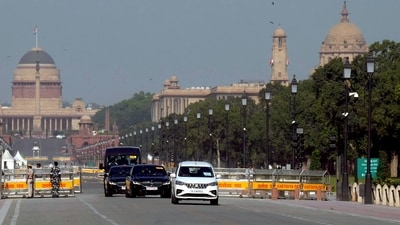 In this photo, a convoy moves past at Kartavya Path during full dress carcade rehearsal for the summit in New Delhi. Following the multiple meetings on various agendas, steps are taken to accelerate progress towards the Sustainable Development Goals and secure a better future for the generations to come. (PTI)