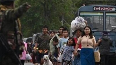 Thousands of Kukis residing in Imphal Valley have fled to tribal-dominated hills after ethnic clashes broke out (File Photo) Thousands of Kukis residing in Imphal Valley have fled to tribal-dominated hills after ethnic clashes broke out (File Photo)