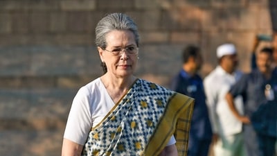 Congress Parliamentary Party Chairperson Sonia Gandhi.