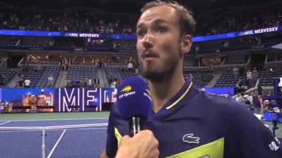 Daniil Medvedev delivered an unfiltered dig at one of the spectators who had troubled him during the match.
