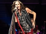 Steven Tyler of Aerosmith performs during night one of their Peace Out: The Farewell Tou in Philadelphia. (AP)