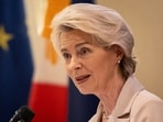 President of the European Commission Ursula von der Leyen speaks.