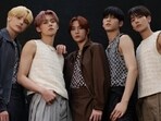 TXT members are Yeonjun, Soobin, Beomgyu, Taehyun, and HueningKai. TXT members are Yeonjun, Soobin, Beomgyu, Taehyun, and HueningKai.
