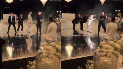 Many people were seen cheering on the wedding guests for their incredible dance. (Instagram/@BettyWho) Many people were seen cheering on the wedding guests for their incredible dance. (Instagram/@BettyWho)