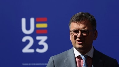 Ukraine's foreign minister Dmytro Kuleba (Reuters)