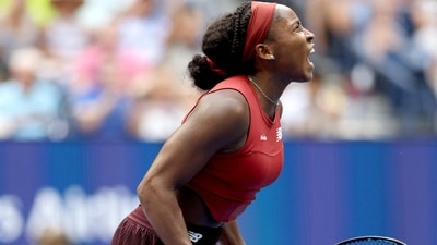 Coco Gauff of the United States celebrates match point to defeat Caroline Wozniacki of Denmark during their Women's Singles Fourth Round match on Day Seven of the 2023 US Open at the USTA Billie Jean King National Tennis Center (Getty Images via AFP) Coco Gauff of the United States celebrates match point to defeat Caroline Wozniacki of Denmark during their Women's Singles Fourth Round match on Day Seven of the 2023 US Open at the USTA Billie Jean King National Tennis Center (Getty Images via AFP)