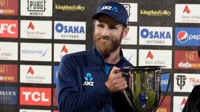 New Zealand's Kane Williamson receives ODI series trophy (AP) New Zealand's Kane Williamson receives ODI series trophy (AP)