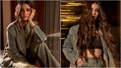 Sonam Kapoor wears a denim-on-denim outfit in a new photoshoot. (Instagram) Sonam Kapoor wears a denim-on-denim outfit in a new photoshoot. (Instagram)