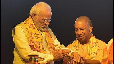 The agenda of the likely meeting between Prime Minister Narendra Modi and chief minister Yogi Adityanath has not been shared. (FILE PHOTO)