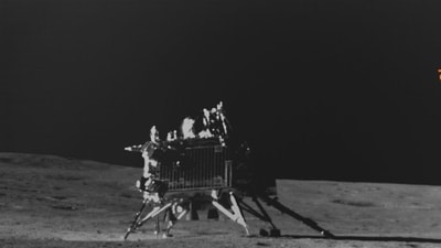Vikram lander on Earth's moon as clicked by the navigation camera onboard the Pragyan rover. (X(formerly Twitter)/@isro) Vikram lander on Earth's moon as clicked by the navigation camera onboard the Pragyan rover. (X(formerly Twitter)/@isro)