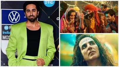 Ayushmann Khurrana is reacting to the success of several films in the industry. Ayushmann Khurrana is reacting to the success of several films in the industry.
