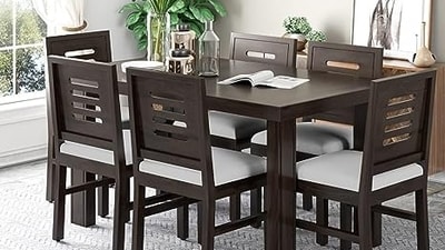 Dining room table and chairs: Add an aesthetic touch to your dining space with these classic and durable dining tables. Dining room table and chairs: Add an aesthetic touch to your dining space with these classic and durable dining tables.