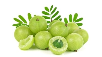 Amla: Amla help rebuild and develop connective tissues thus keeping teeth healthy, strong and germ-free. To use amla on your teeth and gums, take a teaspoon of Amla powder every day for long-term benefits to oral health.&nbsp; (Unsplash)