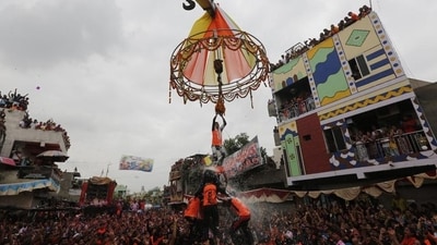 Janmashtami is celebrated with enthusiasm not only in India but also in countries outside India. In places like Singapore, for example, religious processions featuring chanting of "Hare Krishna" are held along Serangoon Road, a thoroughfare that stretches from Little India to Kallang. (AP) Janmashtami is celebrated with enthusiasm not only in India but also in countries outside India. In places like Singapore, for example, religious processions featuring chanting of "Hare Krishna" are held along Serangoon Road, a thoroughfare that stretches from Little India to Kallang. (AP)