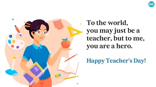 September 5 also also marks the birth anniversary of Dr Sarvepalli Radhakrishnan. (HT Photo) September 5 also also marks the birth anniversary of Dr Sarvepalli Radhakrishnan. (HT Photo)