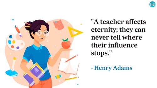 On this day, students often present gifts, cards, and tokens of appreciation to their teachers as a symbol of respect and gratitude. (HT Photo) On this day, students often present gifts, cards, and tokens of appreciation to their teachers as a symbol of respect and gratitude. (HT Photo)