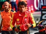 Ferrari's Spanish driver Carlos Sainz Jr. Ferrari's Spanish driver Carlos Sainz Jr.