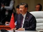 President of China Xi Jinping attends a session.