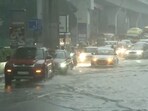 Severe waterlogging witnessed in Hyderabad Severe waterlogging witnessed in Hyderabad