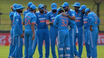 India's captain Rohit Sharma (C) talks with his teammates (AFP) India's captain Rohit Sharma (C) talks with his teammates (AFP)