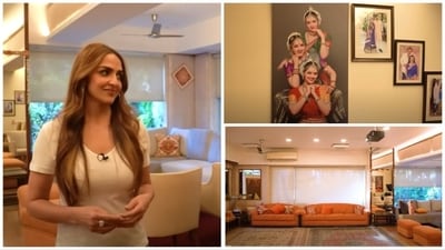 Esha Deol's given a tour of her family home in Juhu. Esha Deol's given a tour of her family home in Juhu.