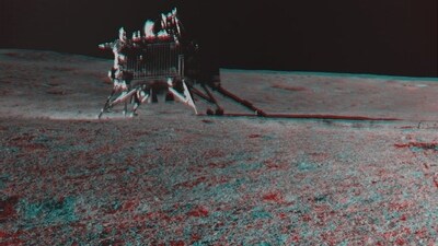 ISRO shares Moon's 3D image ISRO shares Moon's 3D image