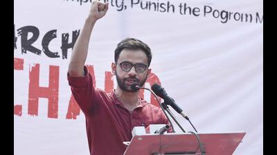 Former Jawaharlal Nehru University student leader Umar Khalid. (HT PHOTO)