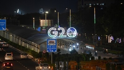 The Group of Twenty (G20) comprises 19 countries (Argentina, Australia, Brazil, Canada, China, France, Germany, India, Indonesia, Italy, Japan, Republic of Korea, Mexico, Russia, Saudi Arabia, South Africa, Turkey, the United Kingdom, and the United States) and the European Union. In the picture, the Pragati Maidan area is illuminated ahead of the summit. (Sanjeev Verma/HT Photo) The Group of Twenty (G20) comprises 19 countries (Argentina, Australia, Brazil, Canada, China, France, Germany, India, Indonesia, Italy, Japan, Republic of Korea, Mexico, Russia, Saudi Arabia, South Africa, Turkey, the United Kingdom, and the United States) and the European Union. In the picture, the Pragati Maidan area is illuminated ahead of the summit. (Sanjeev Verma/HT Photo)