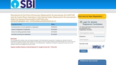 SBI Invites Applications for 107 Armourers and Control Room Operators in Clerical Cadre SBI Invites Applications for 107 Armourers and Control Room Operators in Clerical Cadre