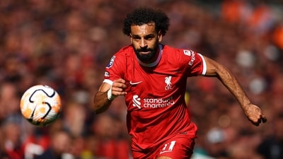 Liverpool's Mohamed Salah in action (REUTERS)