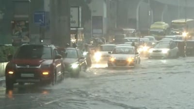 Severe waterlogging witnessed in Hyderabad (X/ ANI) Severe waterlogging witnessed in Hyderabad (X/ ANI)