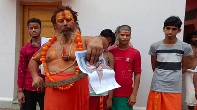 On Monday, Paramhans Acharya announced a reward of ₹10 crore for beheading the DMK leader over his remarks against 'Sanatan Dharma. (X) On Monday, Paramhans Acharya announced a reward of ₹10 crore for beheading the DMK leader over his remarks against 'Sanatan Dharma. (X)