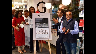 Tanya Dubash, executive director at the Godrej Group, launched ‘The Pursuit of Reputation’ written by PR professionals Sujit Patil and Amith Prabhu at Crossword Kemps Corner. (Bhushan Koyande/HT Photo) Tanya Dubash, executive director at the Godrej Group, launched ‘The Pursuit of Reputation’ written by PR professionals Sujit Patil and Amith Prabhu at Crossword Kemps Corner. (Bhushan Koyande/HT Photo)