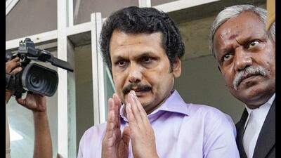 The Enforcement Directorate arrested Balaji on June 14 under the Prevention of Money Laundering Act for a case dating back to 2014 when he was transport minister under the AIADMK regime. (PTI) The Enforcement Directorate arrested Balaji on June 14 under the Prevention of Money Laundering Act for a case dating back to 2014 when he was transport minister under the AIADMK regime. (PTI)