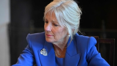 US First Lady Jill Biden. (AFP)