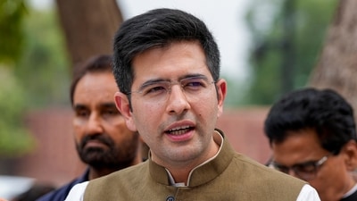 AAP MP Raghav Chadha (PTI file) AAP MP Raghav Chadha (PTI file)