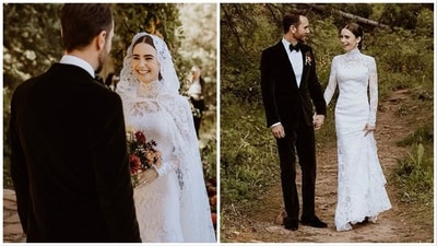Lilly Collins and Charlie McDowell married in 2021. Lilly Collins and Charlie McDowell married in 2021.