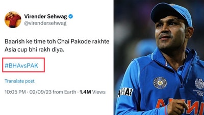 Virendra Sehwag on Bharat vs. India controversey. Virendra Sehwag on Bharat vs. India controversey.