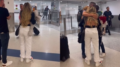Family embrace each other as they meet after seven years. (Instagram/@goodnews_movement) Family embrace each other as they meet after seven years. (Instagram/@goodnews_movement)