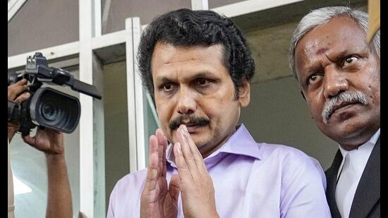 The Enforcement Directorate arrested Balaji on June 14 under the Prevention of Money Laundering Act for a case dating back to 2014 when he was transport minister under the AIADMK regime. (PTI)