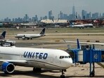 United shares fell 2.5% to $48.47 in New York on Tuesday. (Reuters/File)