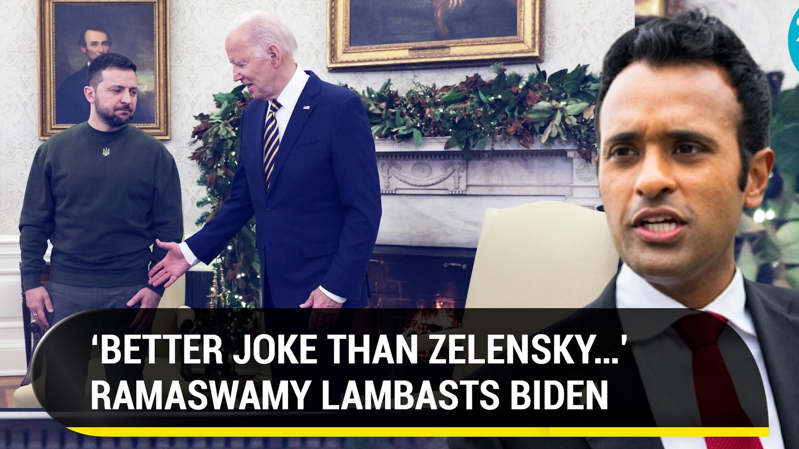 Vivek Ramaswamy Reviles ‘Dishonest’ Biden Over Kyiv Military Aid Claim ...