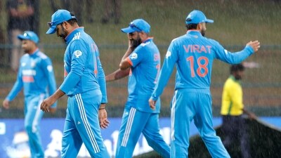 India's skipper Rohit Sharma along with Mohammed Shami and Virat Kohli leave the ground (ANI ) India's skipper Rohit Sharma along with Mohammed Shami and Virat Kohli leave the ground (ANI )