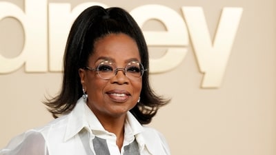FILE - Oprah Winfrey, a producer of the documentary "Sidney," about actor Sidney Poitier, appears at the premiere on Sept. 21, 2022 in Los Angeles. Winfrey announced that she had chosen Ann Napolitano’s book "Hello Beautiful" for her 100th book club pick. (Chris Pizzello/Invision/AP) FILE - Oprah Winfrey, a producer of the documentary "Sidney," about actor Sidney Poitier, appears at the premiere on Sept. 21, 2022 in Los Angeles. Winfrey announced that she had chosen Ann Napolitano’s book "Hello Beautiful" for her 100th book club pick. (Chris Pizzello/Invision/AP)