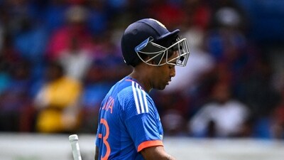 Suryakumar Yadav, of India walks back after getting dismissed (AFP) Suryakumar Yadav, of India walks back after getting dismissed (AFP)
